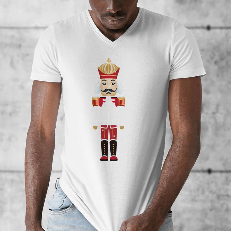 Cool Dad Nutcracker Christmas Family Matching Pajama Men's V-Neck T-Shirt