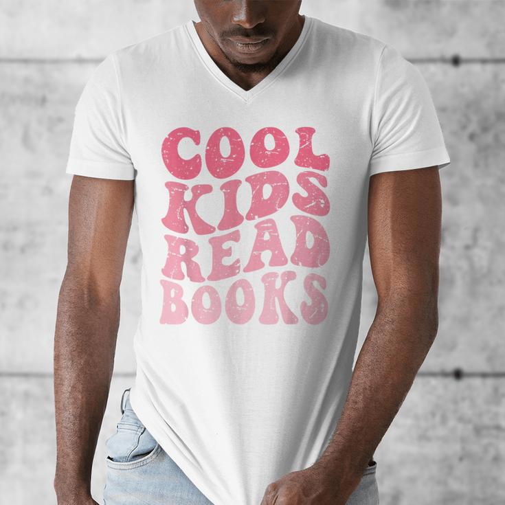 Cool Kids Read Books Library Book Reader Book Nerd Men's V-Neck T-Shirt Cool Kids Read Books Library Book Reader Book Nerd Men's V-Neck T-Shirt