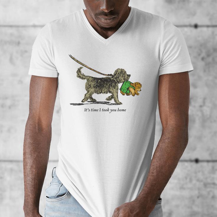 Corduroy Time I Took You Home Teddy Bear Children's Book Men's V-Neck T-Shirt Corduroy Time I Took You Home Teddy Bear Children's Book Men's V-Neck T-Shirt