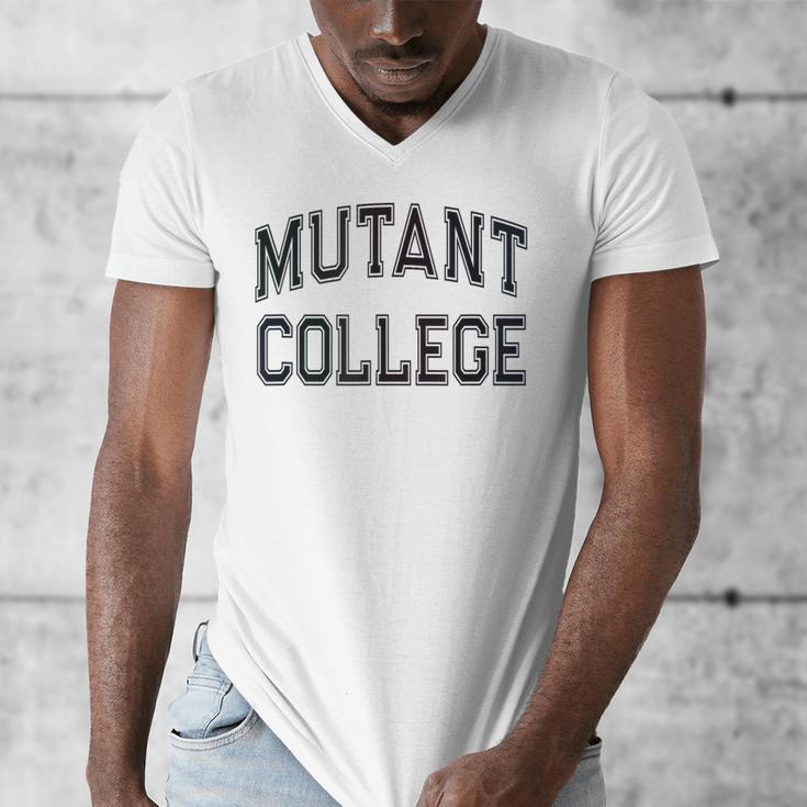 Crazy Sarcastic MUTANT COLLEGE Introvert Anti Social Men's V-Neck T-Shirt Crazy Sarcastic MUTANT COLLEGE Introvert Anti Social Men's V-Neck T-Shirt