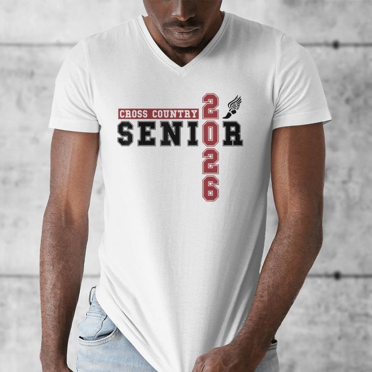 Cross Country Senior Night XC Senior 2026 Graduation 90 Men's V-Neck T-Shirt