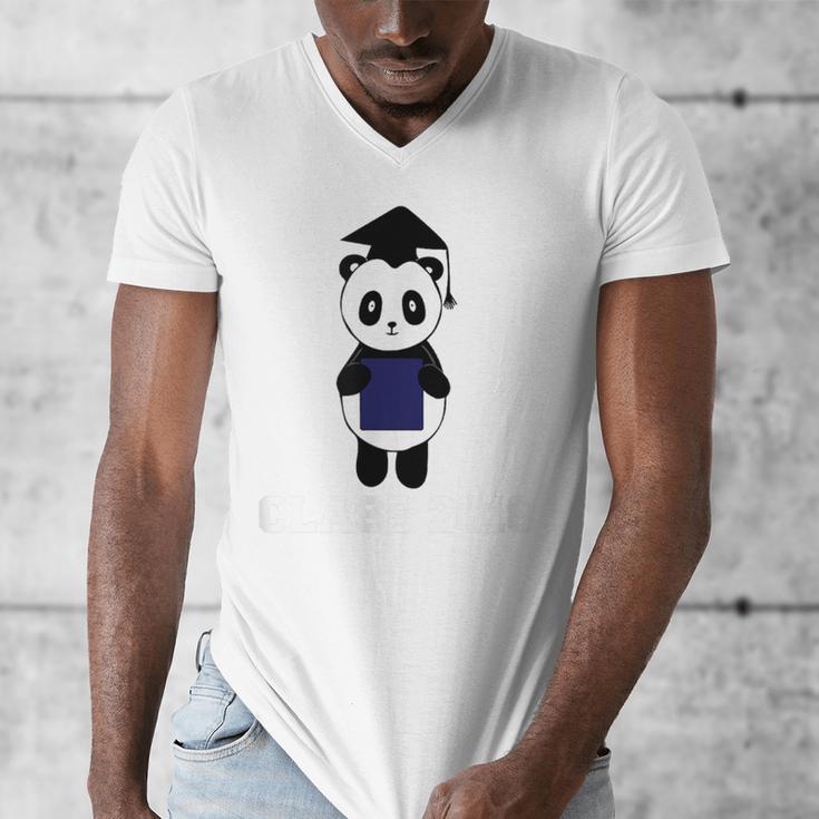 Cute Graduation Panda Class 2018 Men's V-Neck T-Shirt