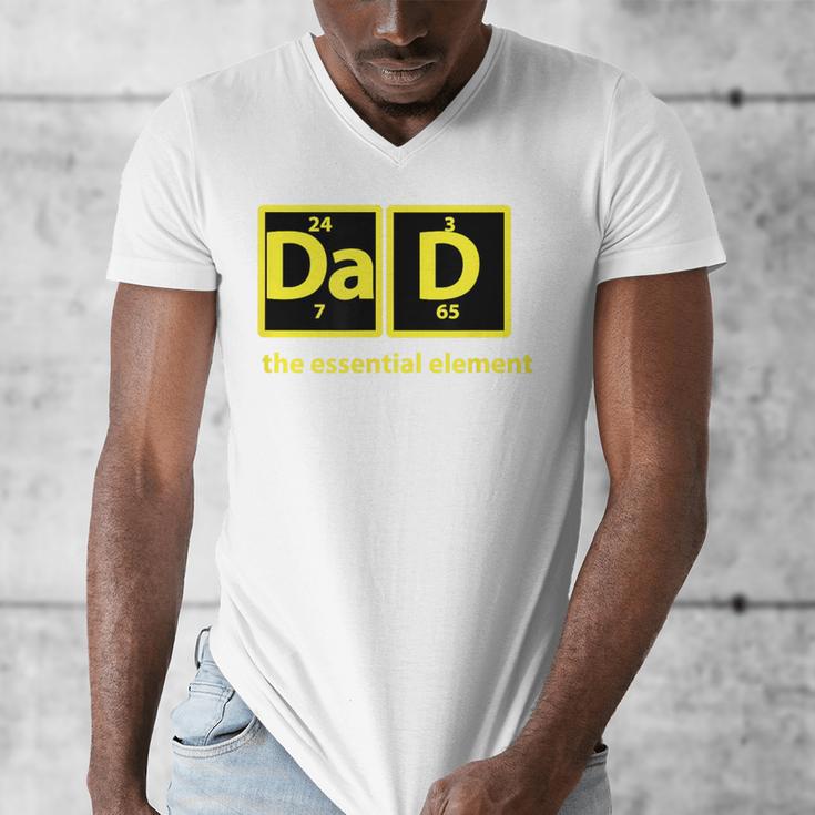 Dad Periodic Table Of Elements Men's V-Neck T-Shirt