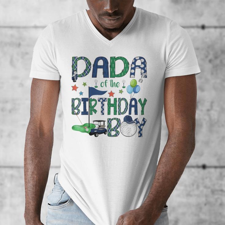 Dada Of The Birthday Boy Hole In One Golf Lover Men's V-Neck T-Shirt