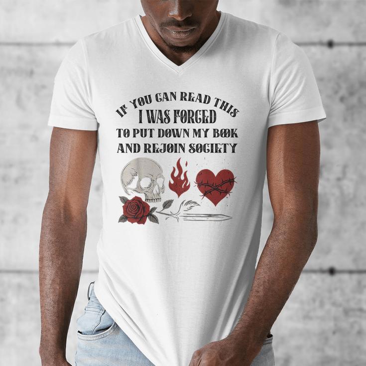 Dark Romance Bookish Merch Put My Book Down Spicy Book Women Men's V-Neck T-Shirt