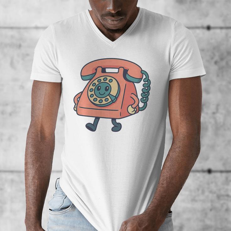 Dial It Back Retro Tech Nostalgia Vintage Premium Tri-Blend Men's V-Neck T-Shirt Dial It Back Retro Tech Nostalgia Vintage Premium Tri-Blend Men's V-Neck T-Shirt