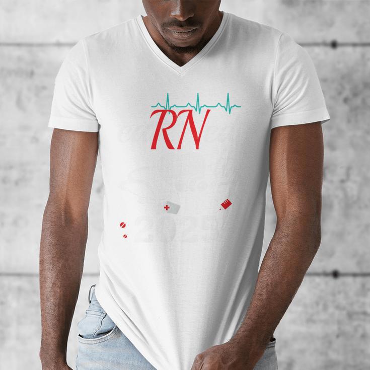 Earned It Nurse Graduation 2025 Nursing Grad Student RN LPN Men's V-Neck T-Shirt