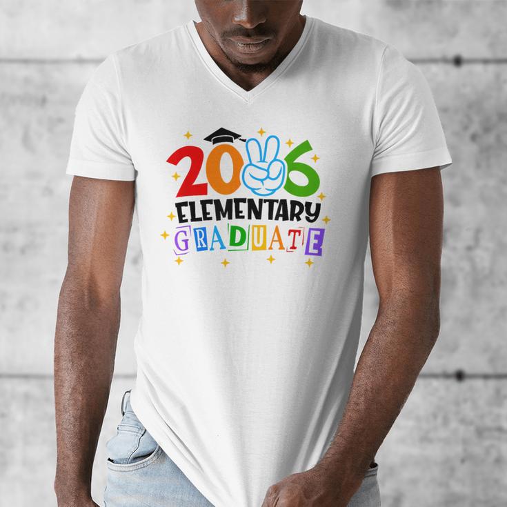 Elementary Graduate 2026 Graduation Class Of 2026 Kids Men's V-Neck T-Shirt
