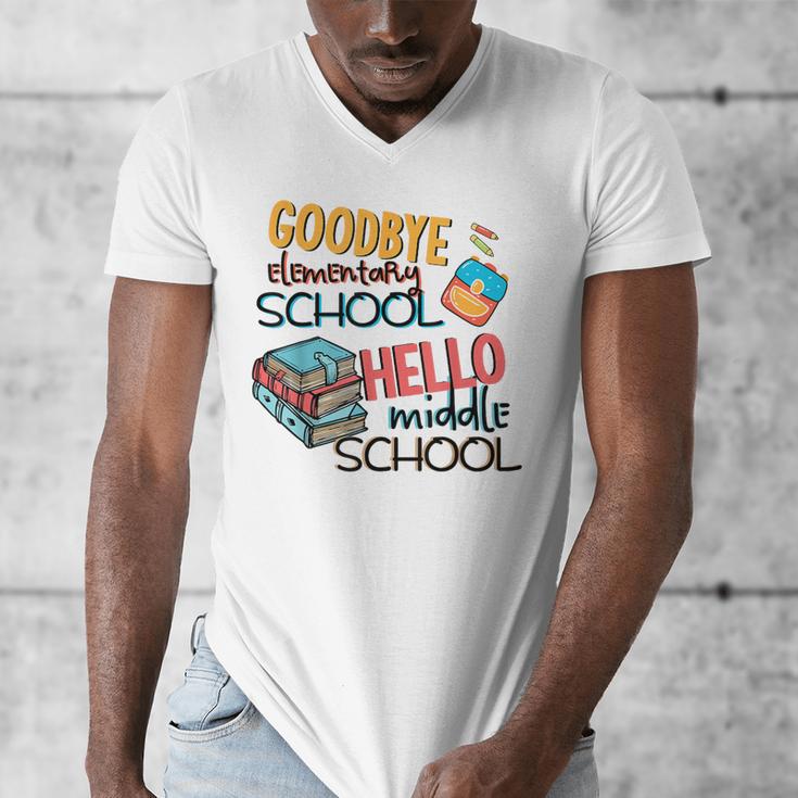 Elementary School End Of Year Graduation Middle Men's V-Neck T-Shirt