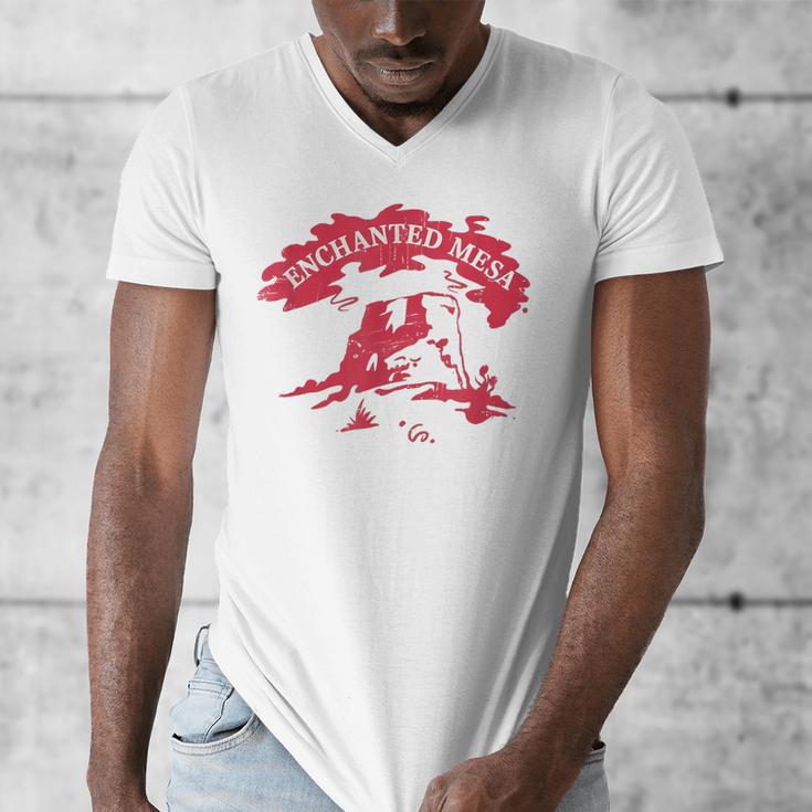 Enchanted Mesa Plateau Nostalgia Men's V-Neck T-Shirt