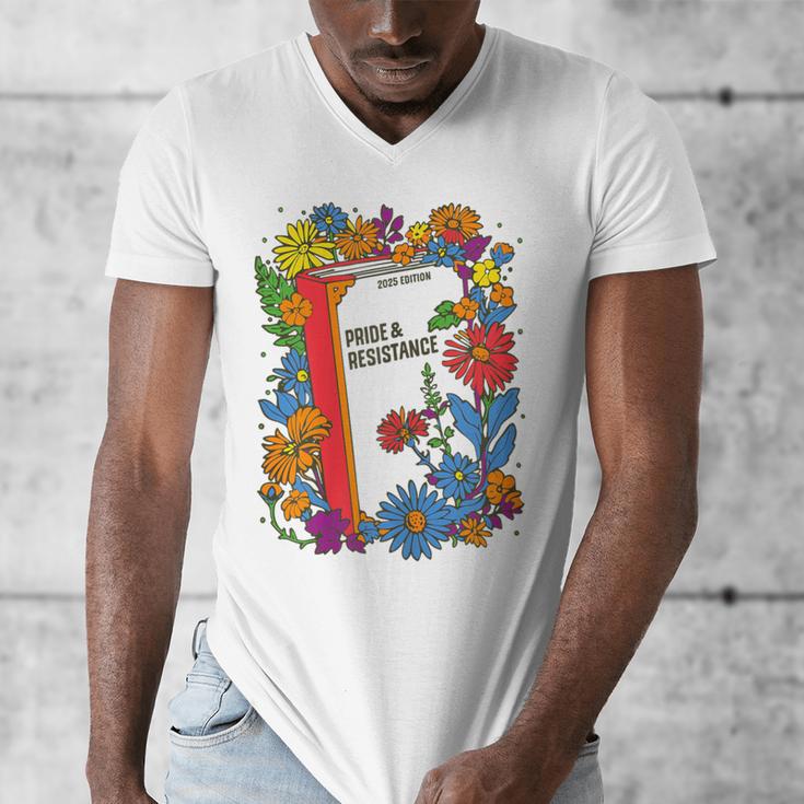 Equal Rights Book Flower Resist Feminist LGBTQ Floral Men's V-Neck T-Shirt Equal Rights Book Flower Resist Feminist LGBTQ Floral Men's V-Neck T-Shirt