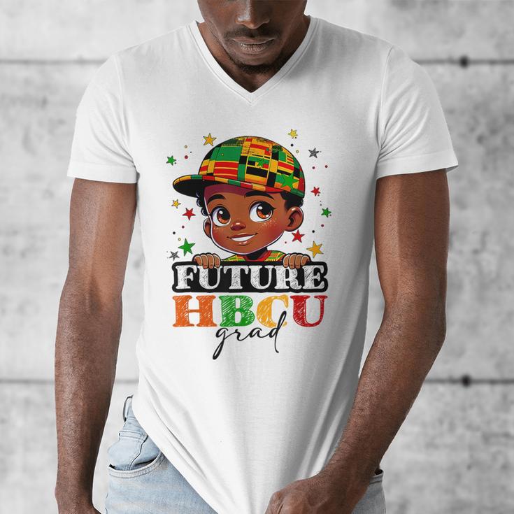 Future HBCU Grad History Boys Kids Graduation HBCU Men's V-Neck T-Shirt