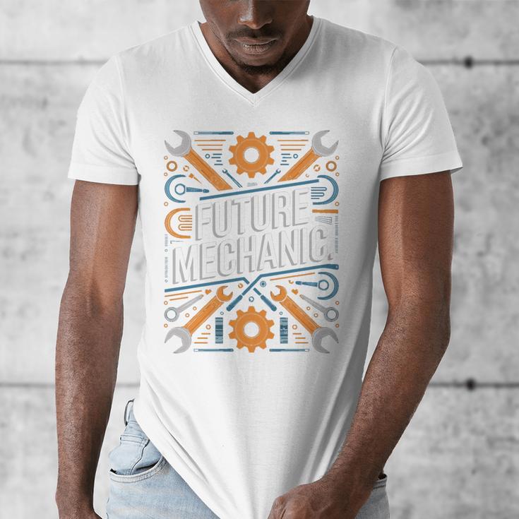 Future Mechanic Graduation School Kids Toddler Women Men Gag Men's V-Neck T-Shirt