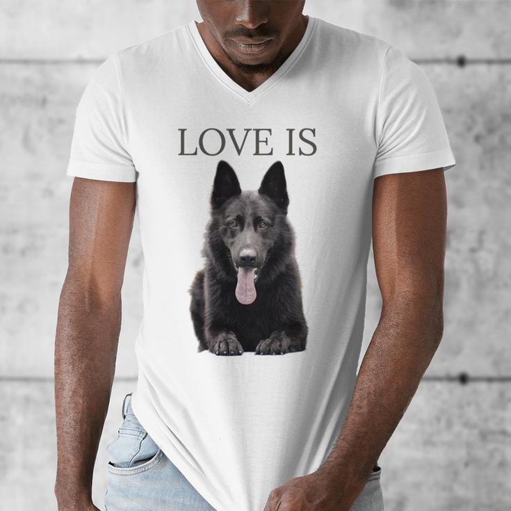 German Shepherd Shirt Shepard TShirt Dog Mom Dad Love Men's V-Neck T-Shirt