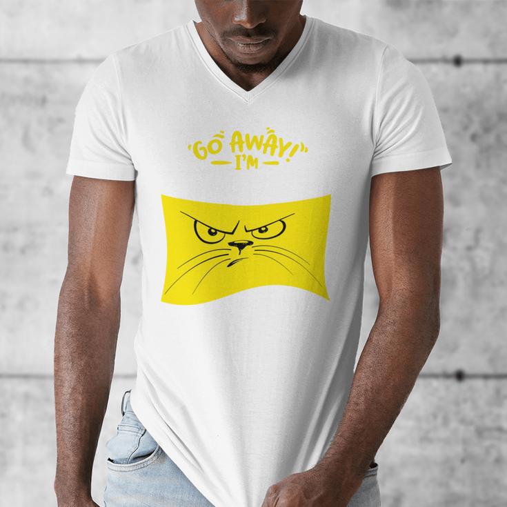 Go Away I'm Introverting Antisocial Shy Introvert Men's V-Neck T-Shirt Go Away I'm Introverting Antisocial Shy Introvert Men's V-Neck T-Shirt