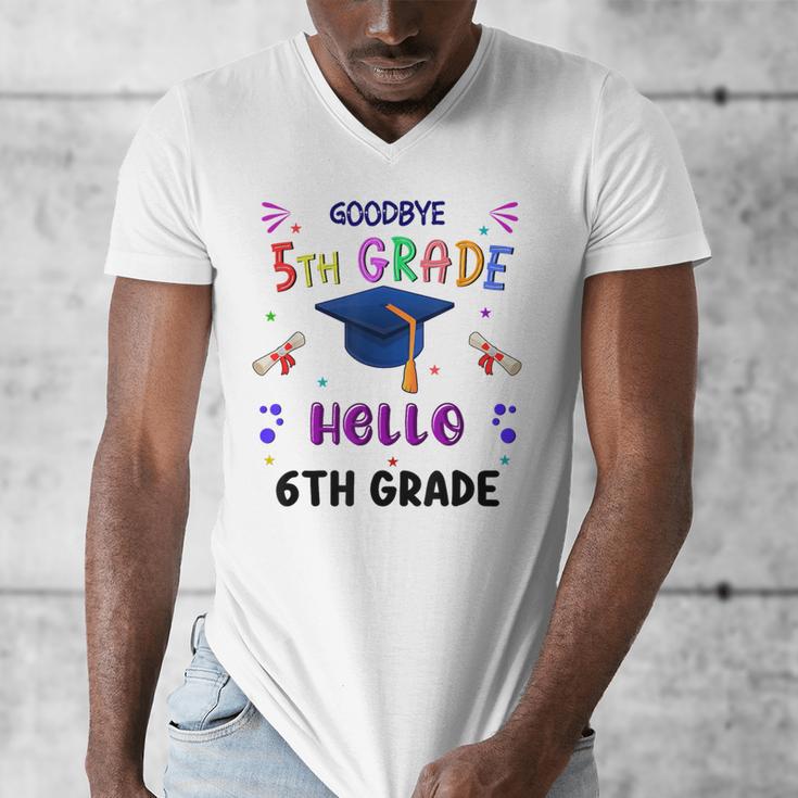 Goodbye 5th Grade Graduation 2025 6th Grade Graduate Kids Men's V-Neck T-Shirt