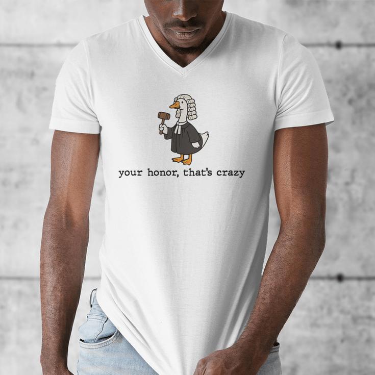Goose Silly Lawyer Law Student School Graduation Men's V-Neck T-Shirt