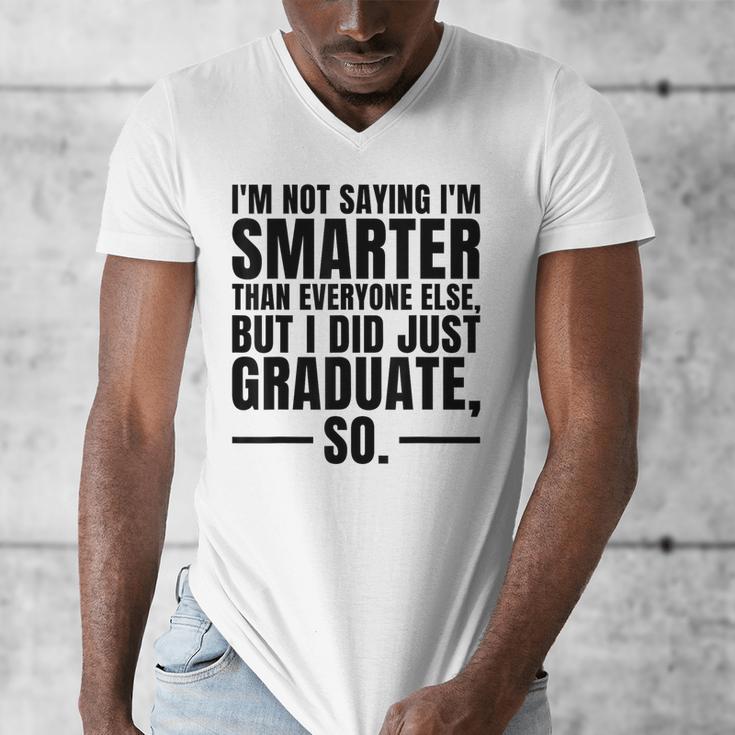 I Graduated Graduation Seniors Him Or Her Men's V-Neck T-Shirt