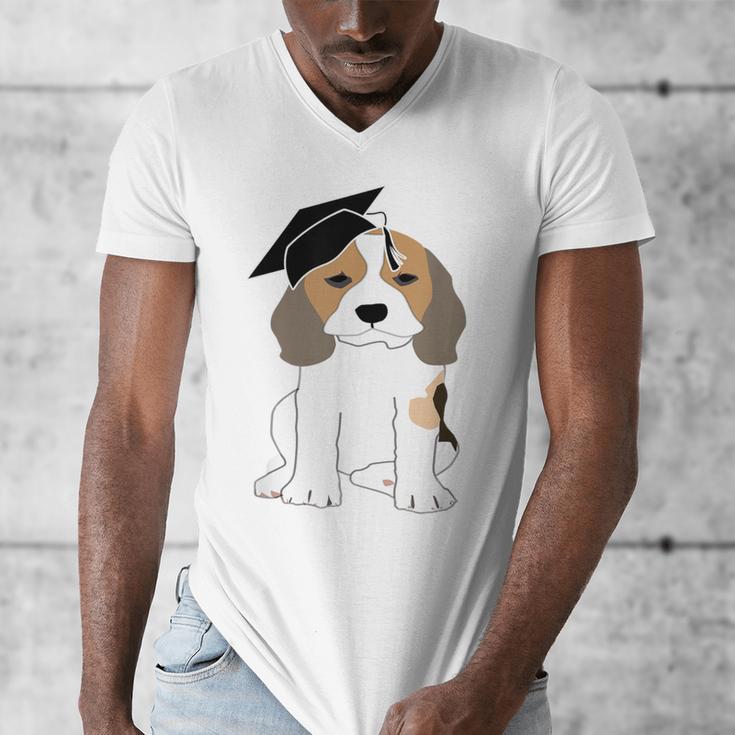 Graduation Beagle Dog 2017 Graduate Graduation Tee Men's V-Neck T-Shirt