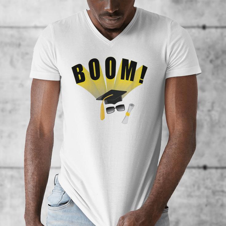 Graduation Cap And Diploma For Proud Graduation Men's V-Neck T-Shirt