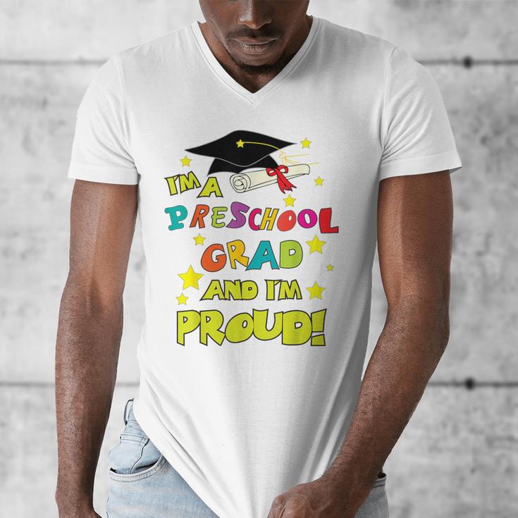Graduation Class 2018 Cap Gown Shirt Preschool Grad Proud Men's V-Neck T-Shirt