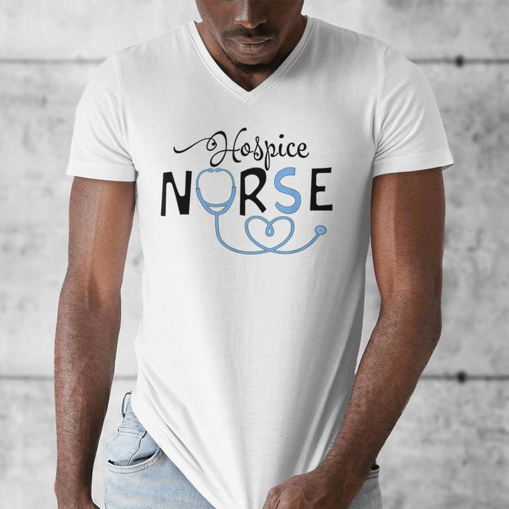 Hospice Nurse Doctor Graduation Medical Nursing RN Men's V-Neck T-Shirt