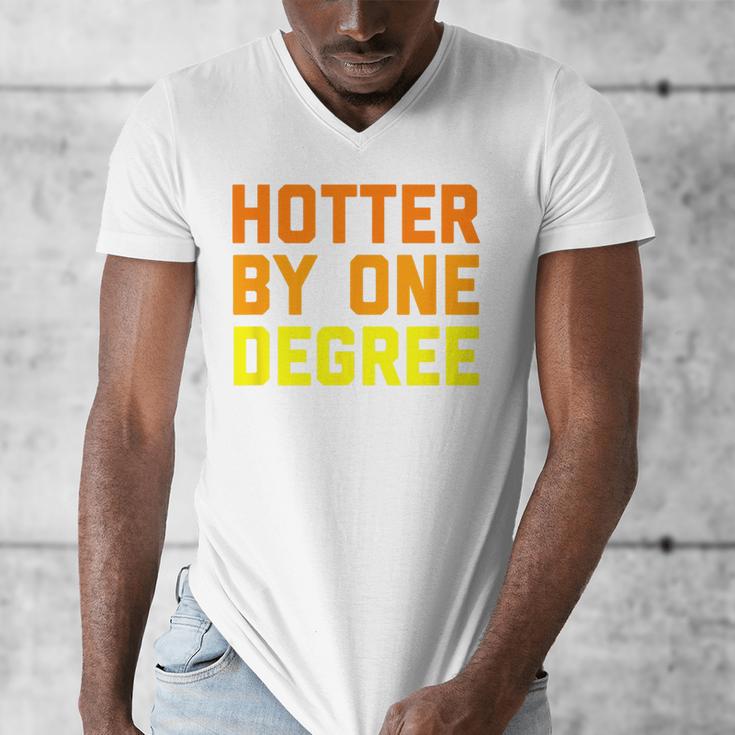 Hotter By One Degree Graduation Shirt College Major Graduate Men's V-Neck T-Shirt