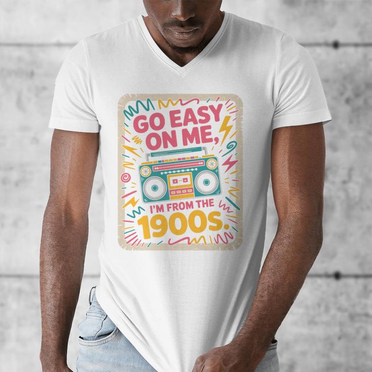 I'm From The 1900s 80s Millennial Boom Box Radio Premium Men's V-Neck T-Shirt I'm From The 1900s 80s Millennial Boom Box Radio Premium Men's V-Neck T-Shirt