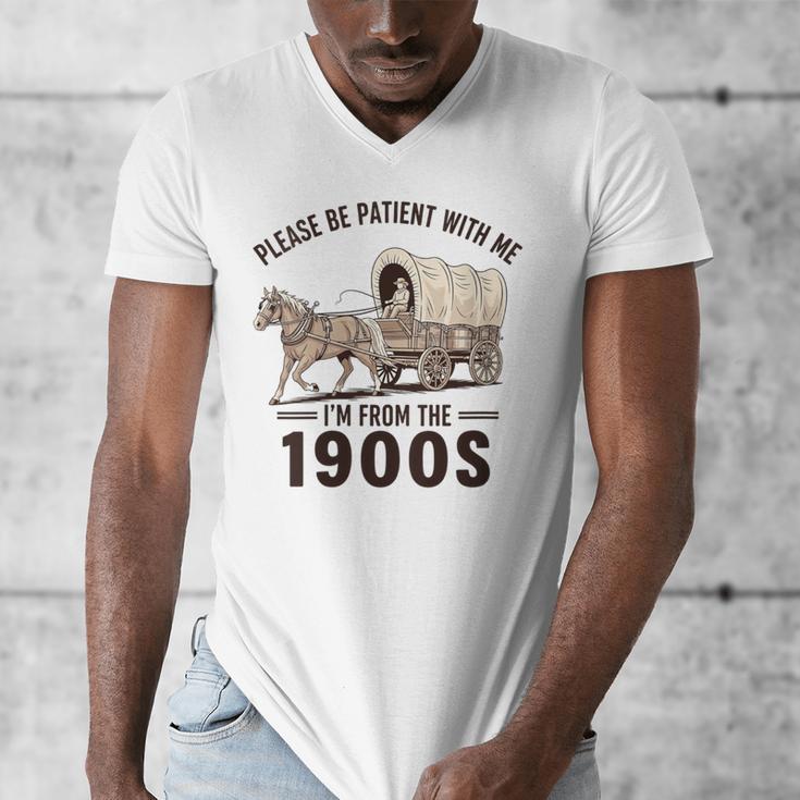 I'm From The 1900s Tee Western For Men Men's V-Neck T-Shirt