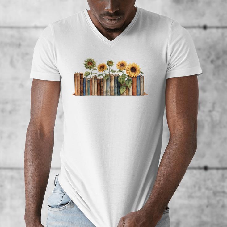 I'm With The Banned Read Banned Books Bookworm Men's V-Neck T-Shirt