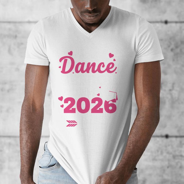 I'm A Dance Senior Mom 2026 Of Course I'm Crying Graduation Men's V-Neck T-Shirt