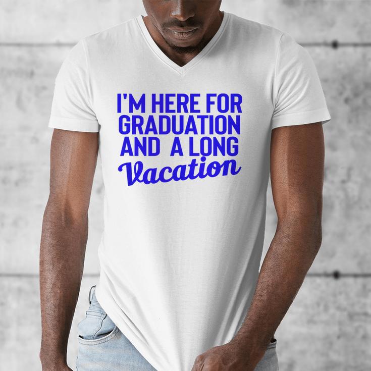 I'm Here For Graduation School Class Senior 2024 Men's V-Neck T-Shirt