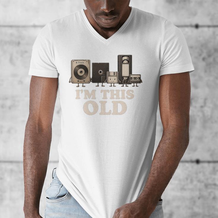 I’m This Old Retro Tech Nostalgia For 70s 80s Premium Tri-Blend Men's V-Neck T-Shirt I’m This Old Retro Tech Nostalgia For 70s 80s Premium Tri-Blend Men's V-Neck T-Shirt