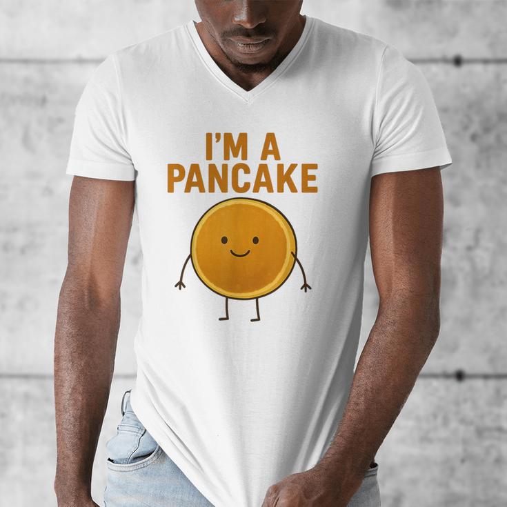 I’m a Pancake Meme For Nostalgia And Sci-Fi Fan Men's V-Neck T-Shirt I’m a Pancake Meme For Nostalgia And Sci-Fi Fan Men's V-Neck T-Shirt