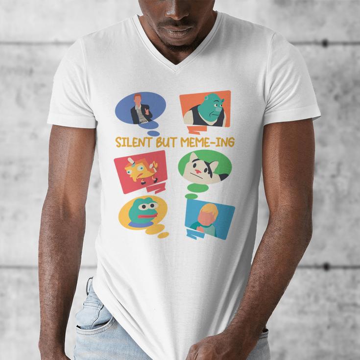 Introvert Anti People Antisocial Social Media Meme Lovers Men's V-Neck T-Shirt