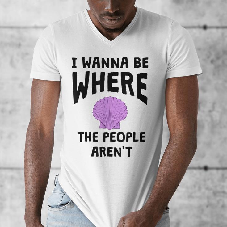 Introverted Sarcastic Humor Antisocial Introvert Men's V-Neck T-Shirt
