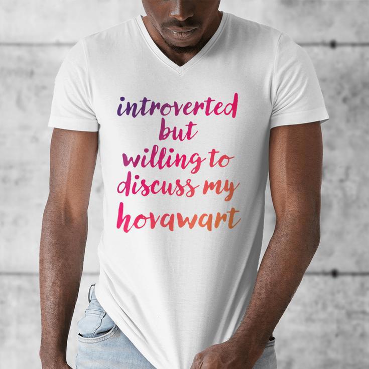 Introverted Willing To Discuss Hovawart Introvert Men's V-Neck T-Shirt Introverted Willing To Discuss Hovawart Introvert Men's V-Neck T-Shirt