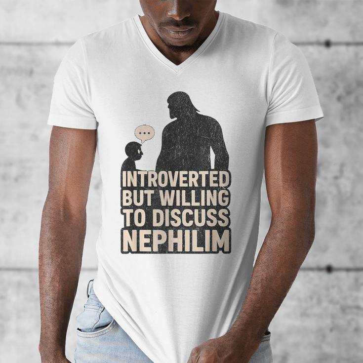Introverted But Willing To Discuss Nephilim Tee Men's V-Neck T-Shirt