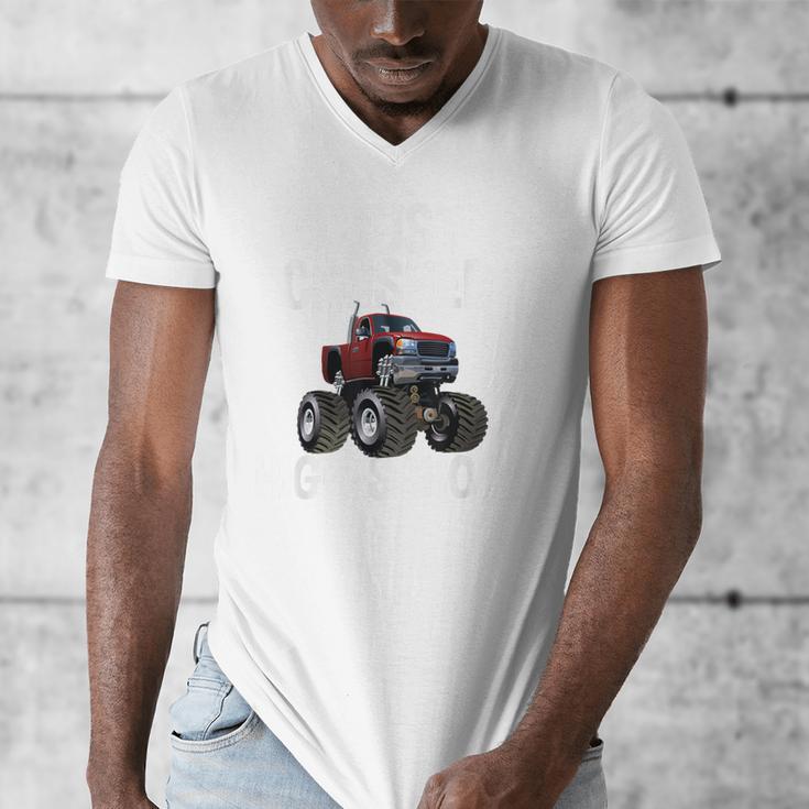 I Just Crushed High School Graduation Monster Truck Shirt Men's V-Neck T-Shirt