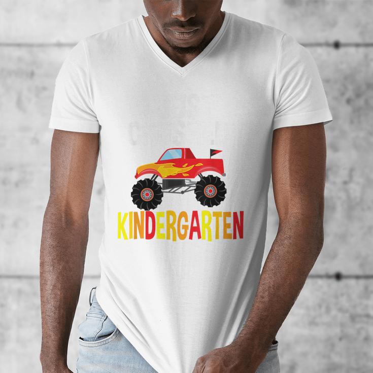 I Just Crushed Kindergarten Monster Graduation Shirt Men's V-Neck T-Shirt