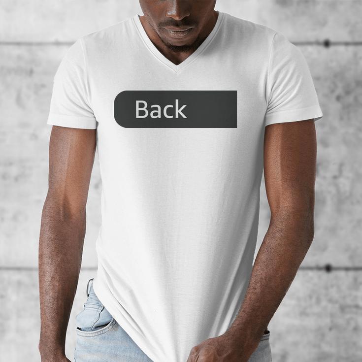 Just A Regular Dad Trying Not To Raise Liberals On Back Men's V-Neck T-Shirt