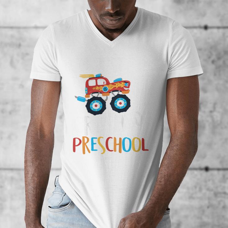 Kids I Just Crushed Preschool Monster Graduation Pre-K Shirt Men's V-Neck T-Shirt