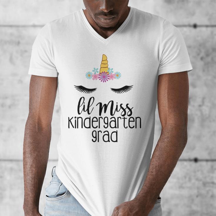 Kids Lil Miss Kindergarten Grad Shirt Graduation Shirts 2018 Men's V-Neck T-Shirt