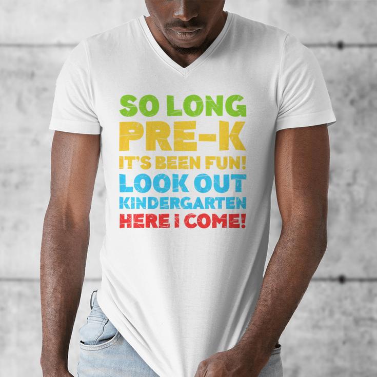 Kids So Long PRE-K It's Been Fun Shirt Boy Girl Graduation Men's V-Neck T-Shirt