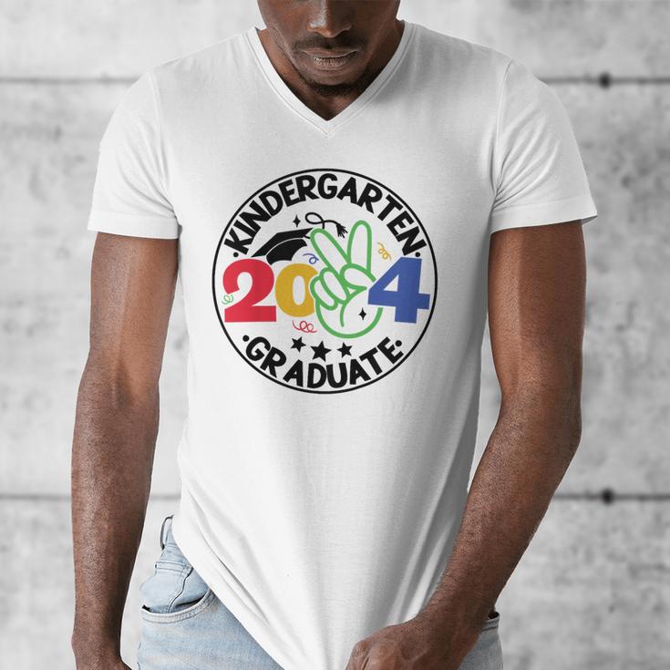 Kindergarten Graduation 2024 Graduate Last Day Of School Men's V-Neck T-Shirt