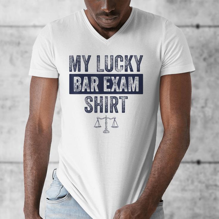 Law School Graduation Him Her Lucky Bar Exam Men's V-Neck T-Shirt