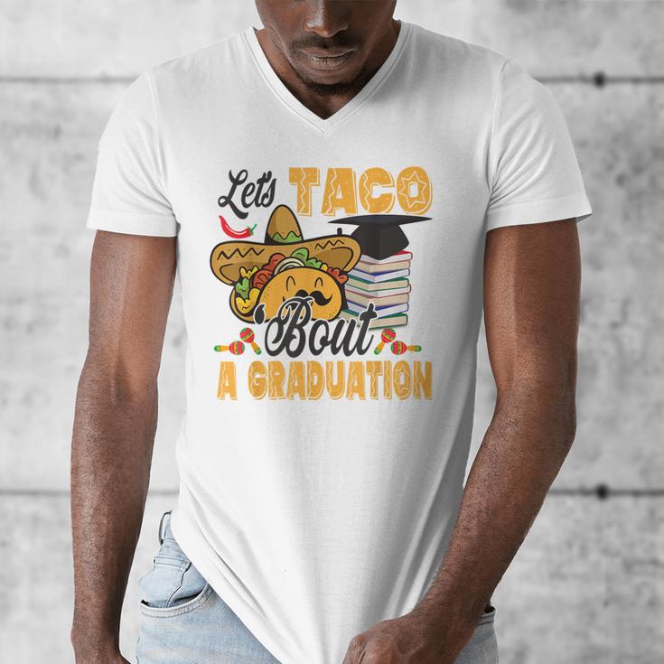 Let's Taco Bout A Graduation Graduation Party Men's V-Neck T-Shirt