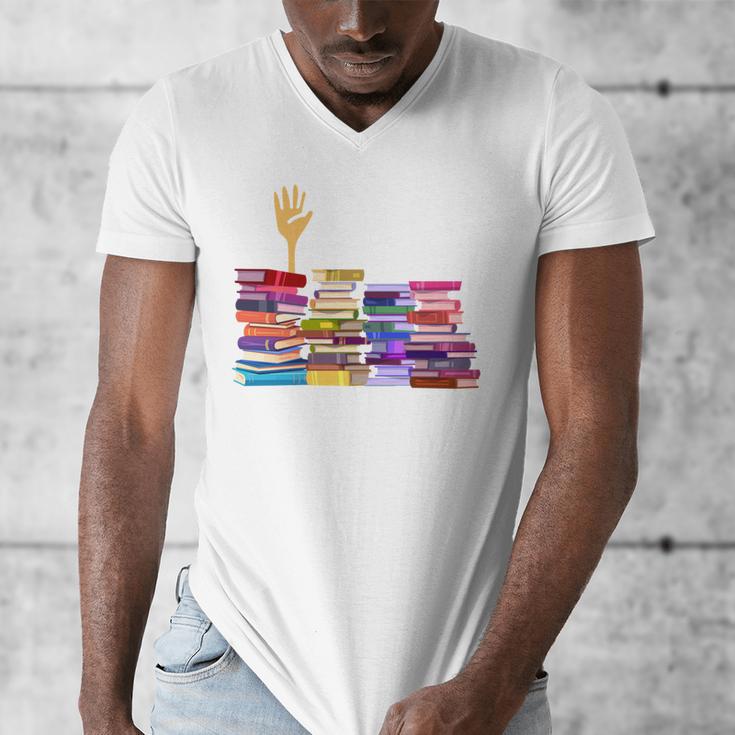 Librarian I'm Okay Book Reader Library Book Men's V-Neck T-Shirt
