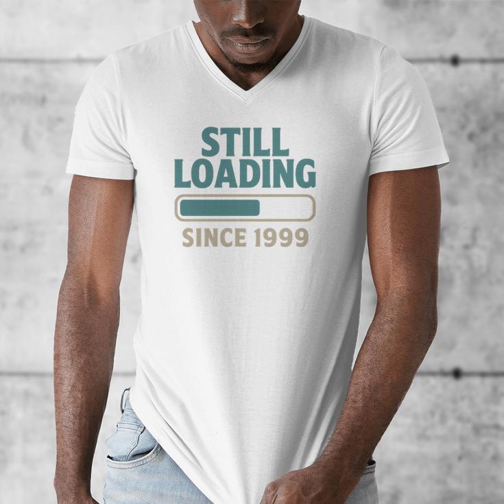 Still Loading Since 1999 Retro Tech Nostalgia Premium Tri-Blend Men's V-Neck T-Shirt