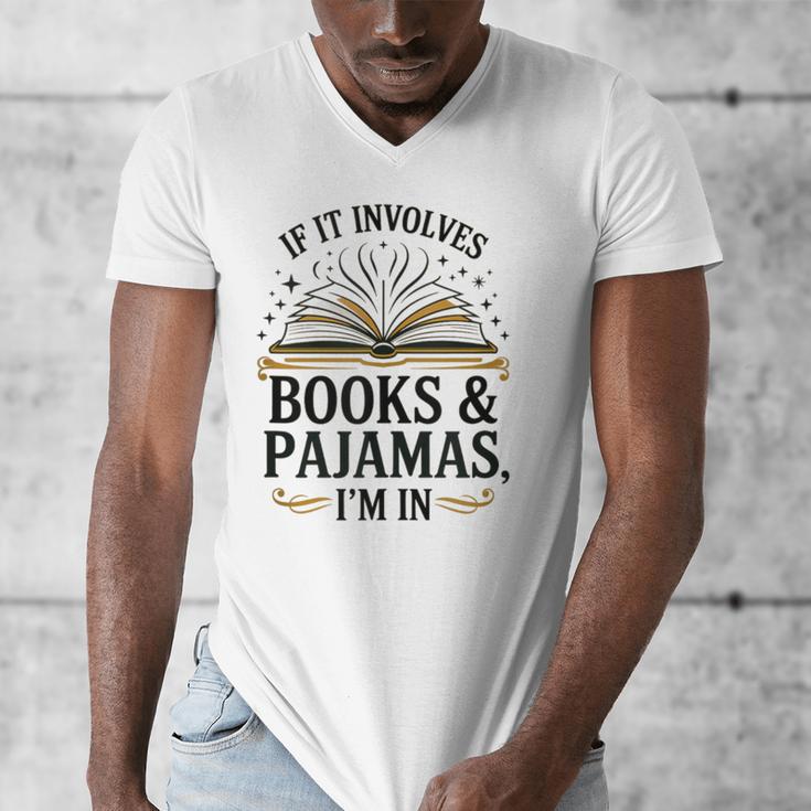 Magical Pajama And Book Lover Outfit For Readers Who Love Men's V-Neck T-Shirt